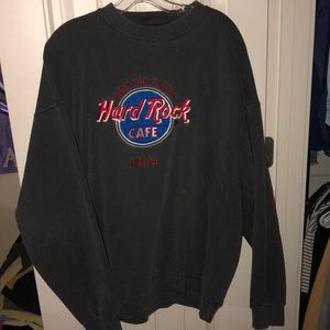 VINTAGE Hard Rock Dallas L/XL crewneck